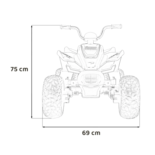 Quad na akumulator dla dzieci McLaren Racing MCL 35 JL212